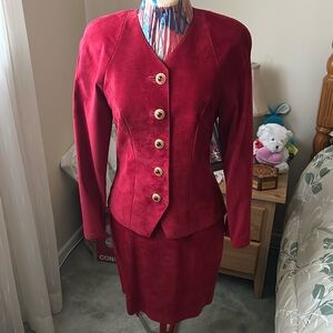 Danier Suede Suit - EUC